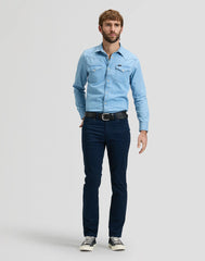 MESKIE SPODNIE LEE SLIM FIT MVP RIVET NAVY 112376323
