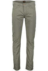 Męskie Spodnie Materiałowe Lee Daren Zip Fly Olive Grove 112349266