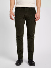 MĘSKIE SPODNIE MATERIAŁOWE LEE DAREN ZIP FLY OLIVE NIGHT 112355816