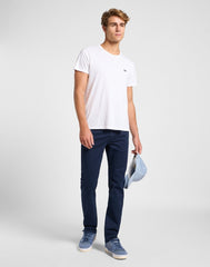 Męskie Spodnie Materiałowe Lee Daren Zip Fly Rivet Navy 112363965