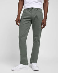 Spodnie Męskie Materiałowe Lee Straight Fit MVP Olive Grove 112349250