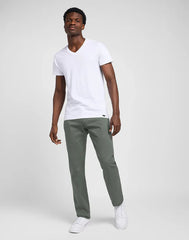 Spodnie Męskie Materiałowe Lee Straight Fit MVP Olive Grove 112349250