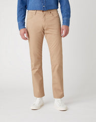 Męskie Spodnie Materiałowe Wrangler Greensboro Cornstalk W15QWAX4K 112127120