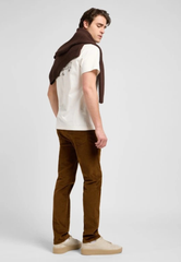 Męskie Spodnie Sztruksowe Lee Rider Quail Brown 112370640