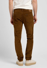 Męskie Spodnie Sztruksowe Lee Rider Quail Brown 112370640
