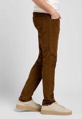 Męskie Spodnie Sztruksowe Lee Rider Quail Brown 112370640