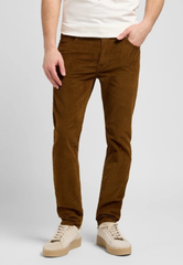Męskie Spodnie Sztruksowe Lee Rider Quail Brown 112370640