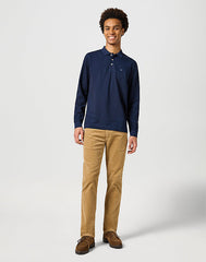 Męskie Spodnie Sztruksowe Wrangler Greensboro Tigers Eye 11235740