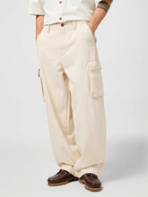 Spodnie Bojówki Męskie Wrangler CJ Loose Cargo Ecru 112362500