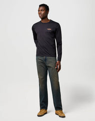 Meskie Spodnie Wrangler Frontier Nebula Black 112370956