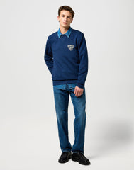 Męskie Spodnie Wrangler Frontier Retro Blue 112370955