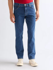 Męskie Spodnie Jeansowe Wrangler Greensboro Blue Tomorrow 112338770