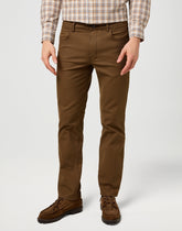 Męskie Spodnie Wrangler Greensboro Dark Earth 112371571