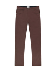 MESKIE SPODNIE WRANGLER GREENSBORO MAHOGANY 112370722