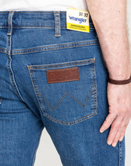 Męskie Spodnie Jeansowe Wrangler Greensboro Mid Visual 112378816