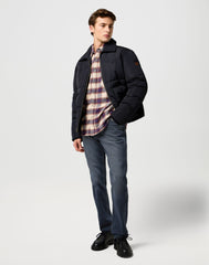 MESKIE SPODNIE WRANGLER GREENSBORO OCEAN STORM 112370847