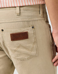 Męskie Spodnie Wrangler Greensboro Timberwolf 112362556