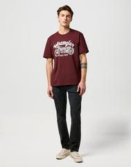 Męskie Spodnie Wrangler Larston Ash 112373031