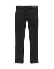 MESKIE SPODNIE WRANGLER REGULAR BLACK RINSE 112125980