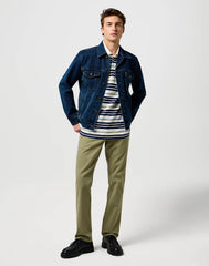 MESKIE SPODNIE WRANGLER REGULAR CHINO ALOE 112371031