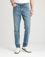 MESKIE SPODNIE WRANGLER RIVER GREY LIGHT 112373002