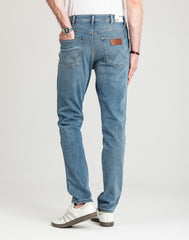 MESKIE SPODNIE WRANGLER RIVER GREY LIGHT 112373002