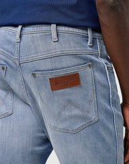 Męskie Spodnie Wrangler River Grey Light 112373002