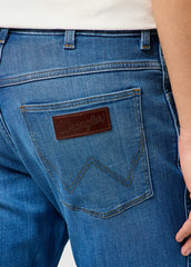 Męskie Spodnie Jeansowe Wrangler River Mosaic 112362543