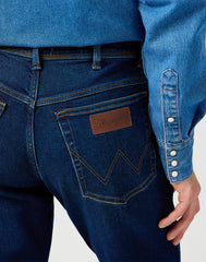 MESKIE SPODNIE WRANGLER TEXAS COSMIC BLUE 112362343