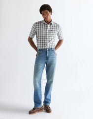 MESKIE SPODNIE WRANGLER TEXAS HARBOR BLUE 112378690