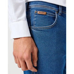 MESKIE SPODNIE WRANGLER TEXAS MIDNIGHT SHADOW 112356794
