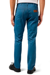 Męskie Spodnie Wrangler Texas Slim Dark Dusty Blue 112362471