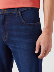 Męskie Spodnie Jeansowe Wrangler Texas Slim Night Shade 112350865