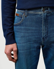 Męskie Spodnie Jeansowe Wrangler Texas Slim Rouge 112370863