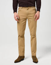 Spodnie Materiałowe Męskie Wrangler Texas Tigers Eye 112371695