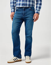 Męskie Spodnie Jeansowe Wrangler Texas Verdant Tone 112364455