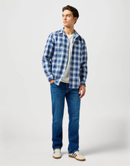 Męskie Spodnie Jeansowe Wrangler Texas Verdant Tone 112364455