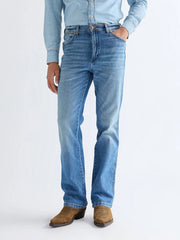 Męskie Spodnie Wrangler Wrancher Harbor Blue 112377838