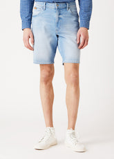 MĘSKIE SZORTY JEANSOWE WRANGLER TEXAS SHORTS CLEAR BLUE W11CZH280 112126021