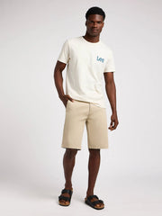 MESKIE SZORTY LEE REGULAR CHINO SHORT STONE 112349200