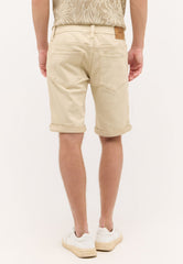 Męskie Szorty Materiałowe Mustang Chicago Shorts Z Overcast 1015142 4012