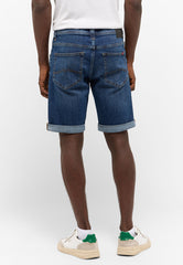 Męskie Szorty Mustang Chicago Shorts Z Denim Blue 1015691 5000 883