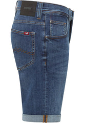 Męskie Szorty Mustang Chicago Shorts Z Denim Blue 1015691 5000 883