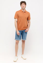 Męskie Szorty Mustang Washington Shorts Denim Blue 1015149 5000 404