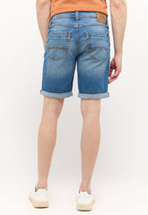 Męskie Szorty Mustang Washington Shorts Denim Blue 1015149 5000 404