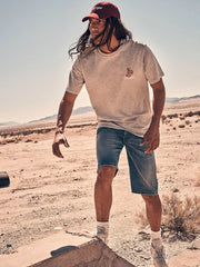 MESKIE SZORTY WRANGLER COLTON SHORTS HARBOR BLUE 112378707
