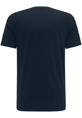 Mustang Alex C Print Męski T-Shirt Koszulka Logo Tee Dark Sapphire 1015052 4136