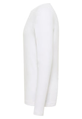 Mustang Arlington Męski Longsleeve Koszulka z Długim Rękawem Bright White 1015674 2007