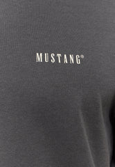 Mustang Austin Męski T-shirt Koszulka Logo Pirate Black 1015662 4088