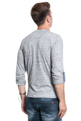 Męski Longsleeve Mustang Adrian H Henley 1011363 4136